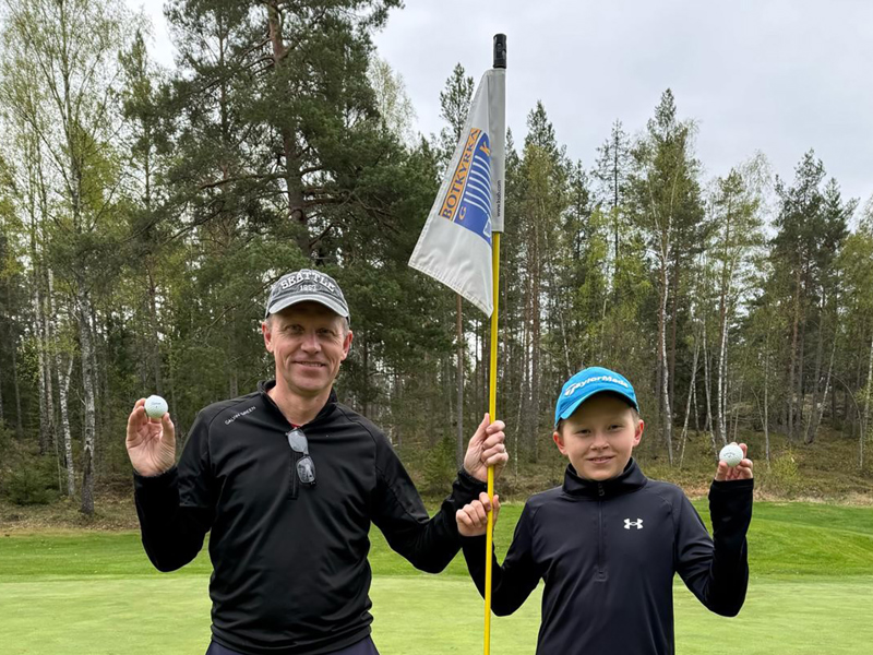 Otroliga hio's av far och son